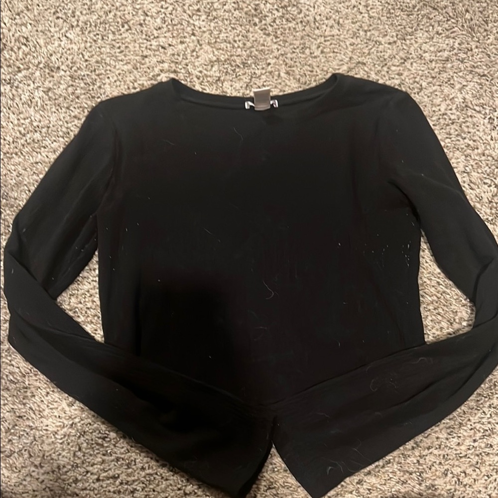 Bozzolo Black Crop Top